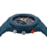 Relógio D1 Milano Neptune Blue Polychrono 40.5mm D1-PHBJ09